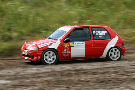 Kalundborg-køreren Martin Pedersen går efter en klassesejret i årets NCC RallySprint 2007.